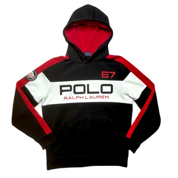 POLO RALPH LAUREN Premium Fleece Alpine Racing Hoodie